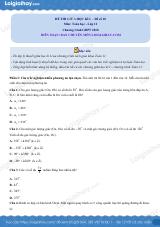 Đề thi giữa kì 1 Toán 11 Chân trời sáng tạo - Đề số 10